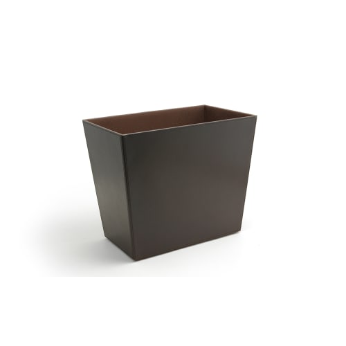 London Recycle Wastebasket, 17 Quart, Brown